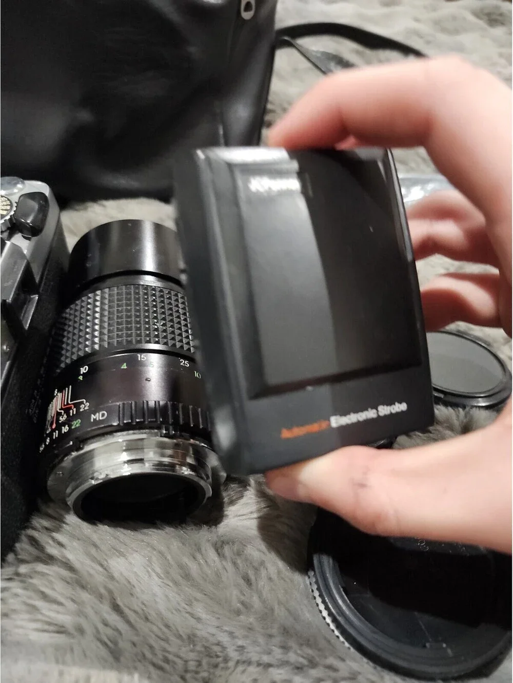 Minolta XG-1 Chrome 35mm Film SLR Camera 50mm f/1.8 50mm Standard Lens, Whole...